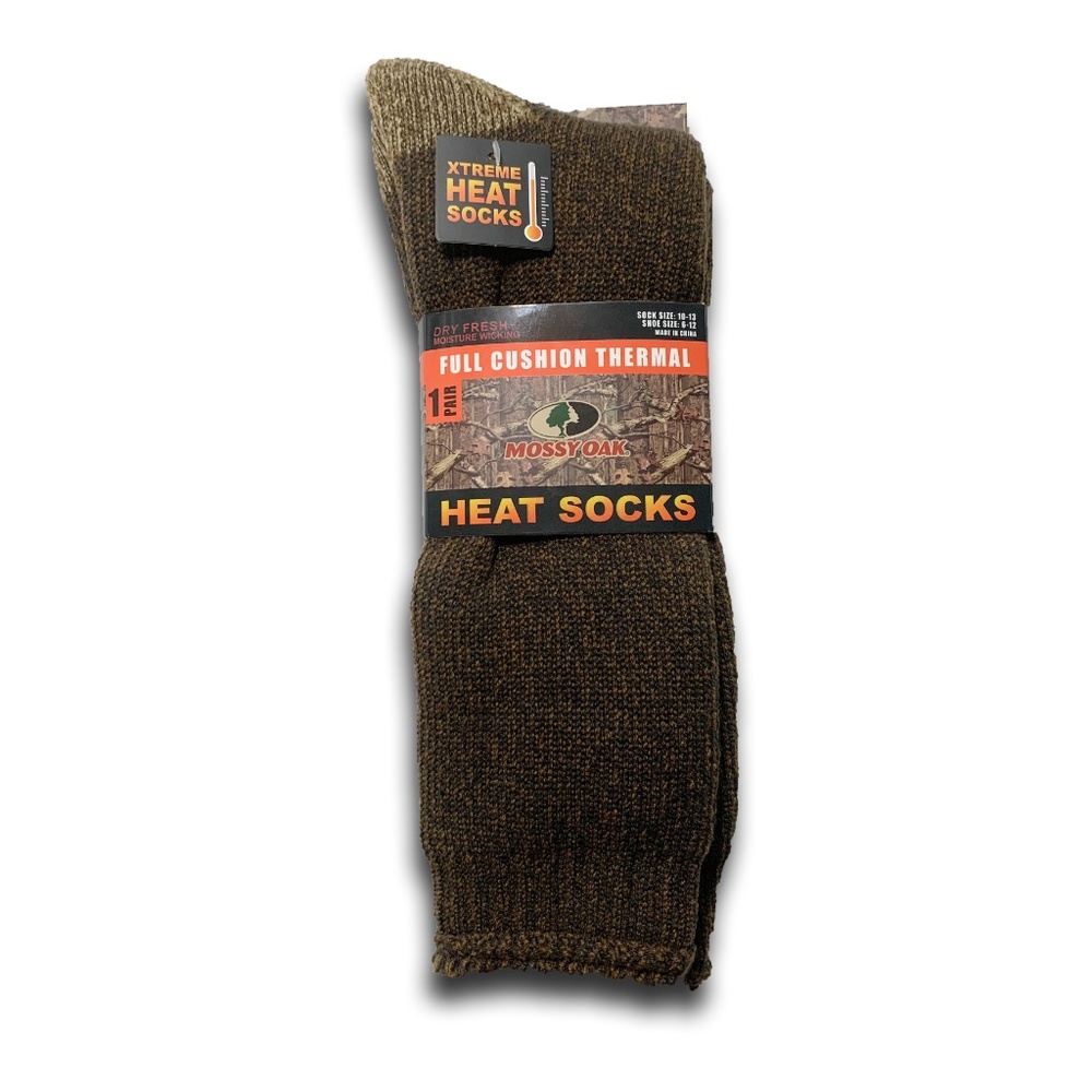 Mossy Oak Full Cushion Thermal Heat Socks. 1 Pair. - Picture 6 of 8
